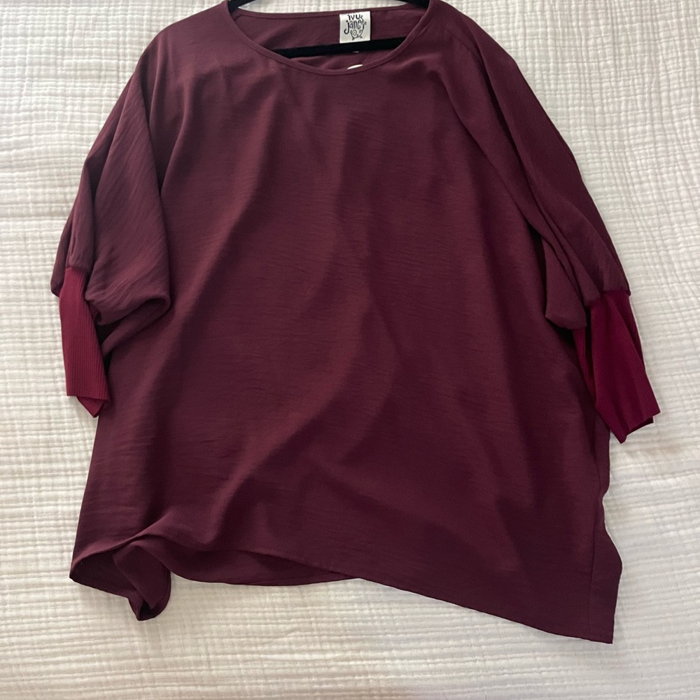 Maroon Ivy Jane Top